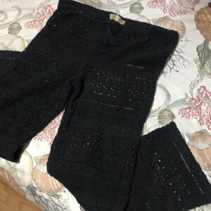 Beach Black Lace Pants